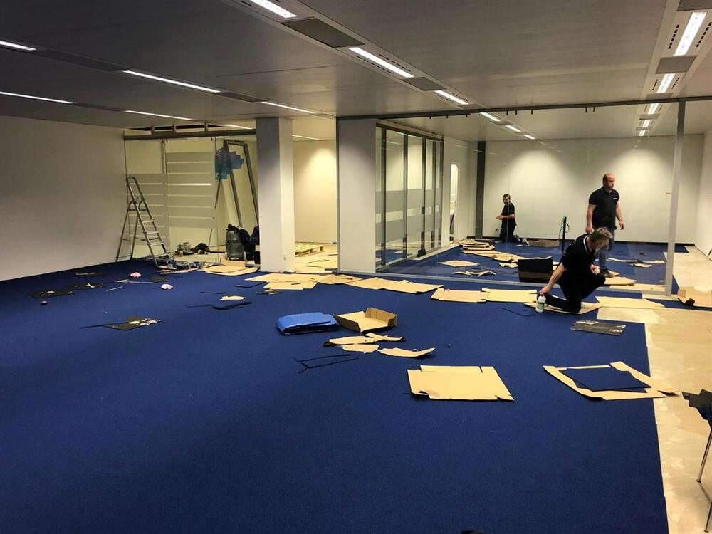 Ceva Logistics - tijdens de werken