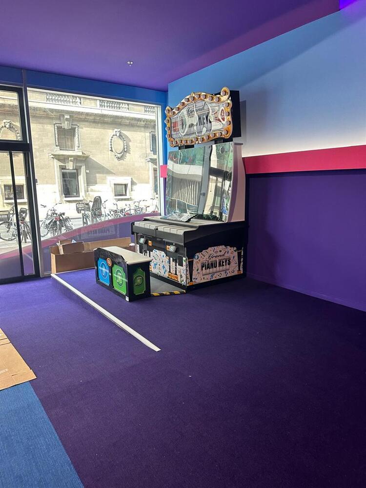 Gamestate - afgewerkte arcadehal