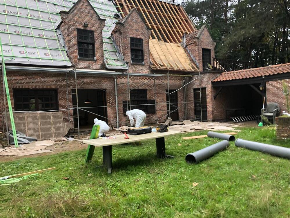 Villa Kasterlee - tijdens de werken