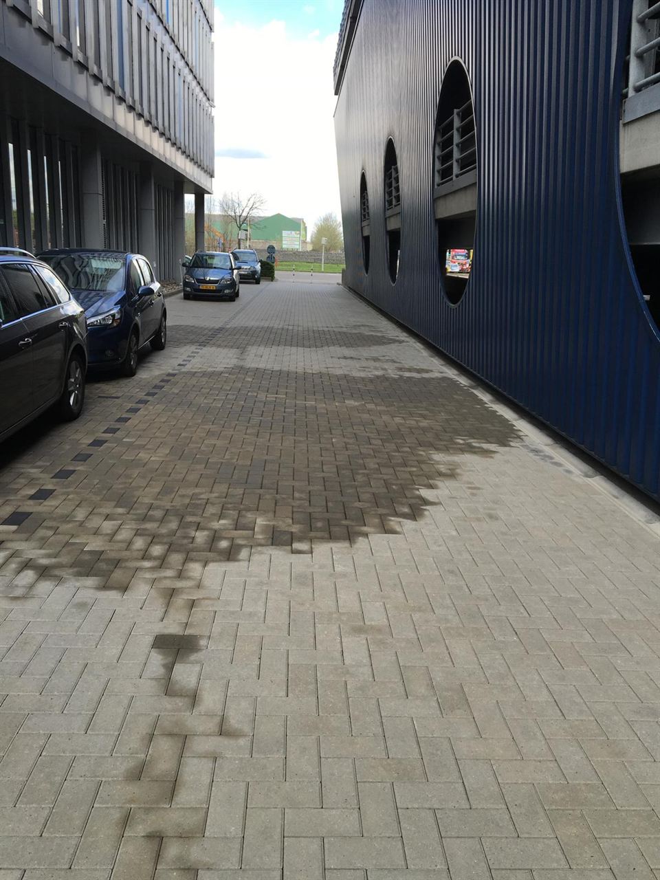 Reiniging olievlek